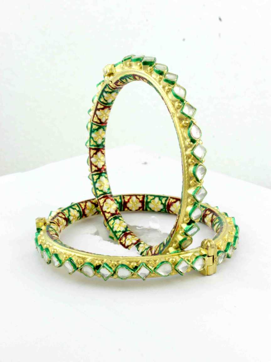 BANGLES in JADAU KUNDAN Style | Design - 11365