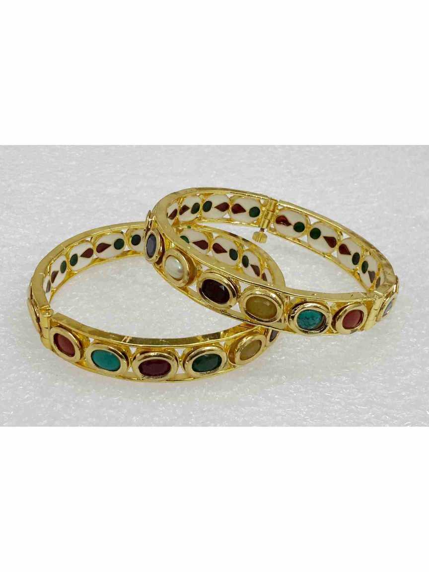 BANGLES in JADAU KUNDAN Style | Design - 14495