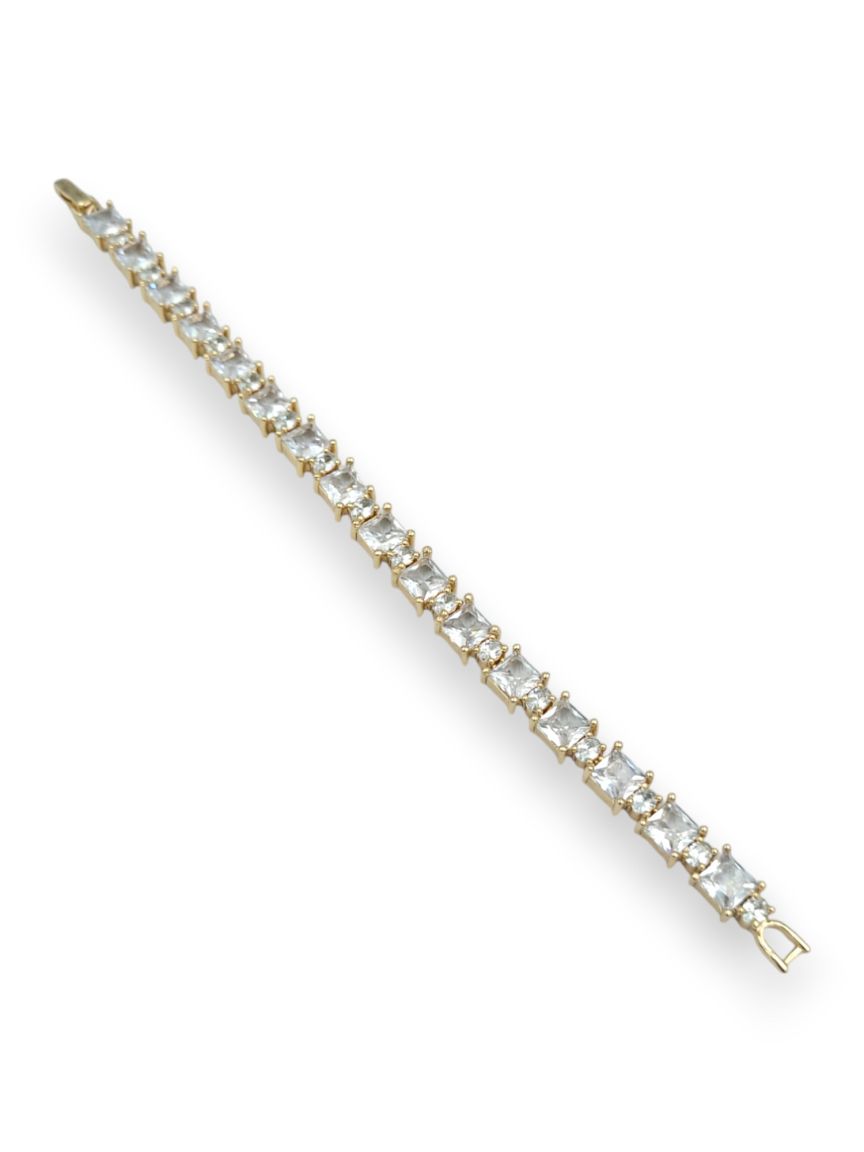 BRACELET IN CZ AD AMERICAN DIAMOND STYLE | DESIGN - 24292