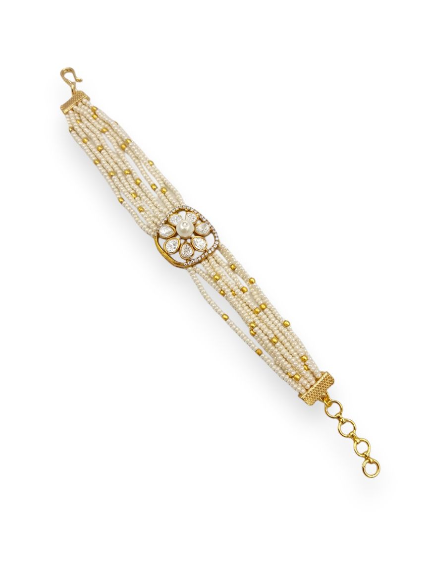 BRACELET IN JADAU KUNDAN STYLE | DESIGN - 22978