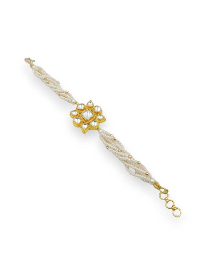 BRACELET IN JADAU KUNDAN STYLE | DESIGN - 23094