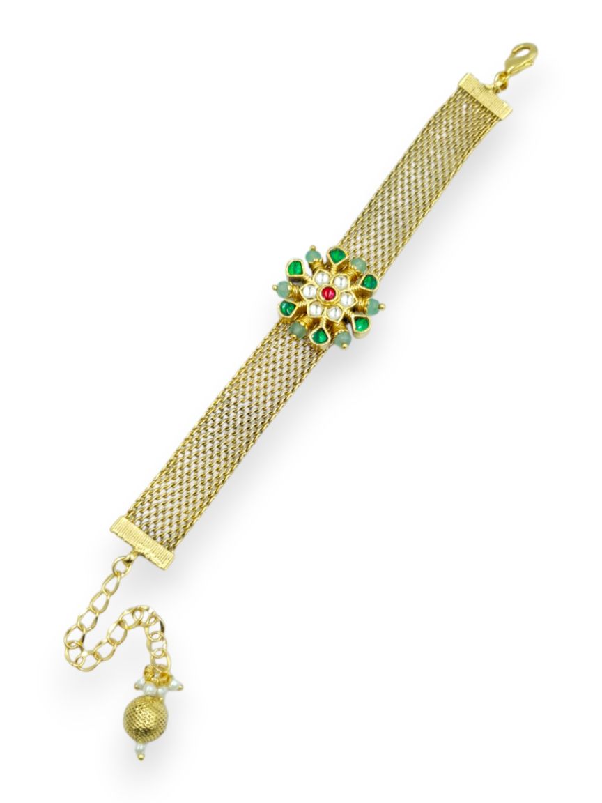 BRACELET IN JADAU KUNDAN STYLE | DESIGN - 23473
