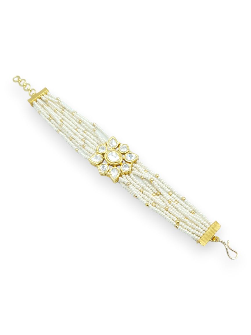 BRACELET IN VILANDI KUNDAN STYLE | DESIGN - 23318