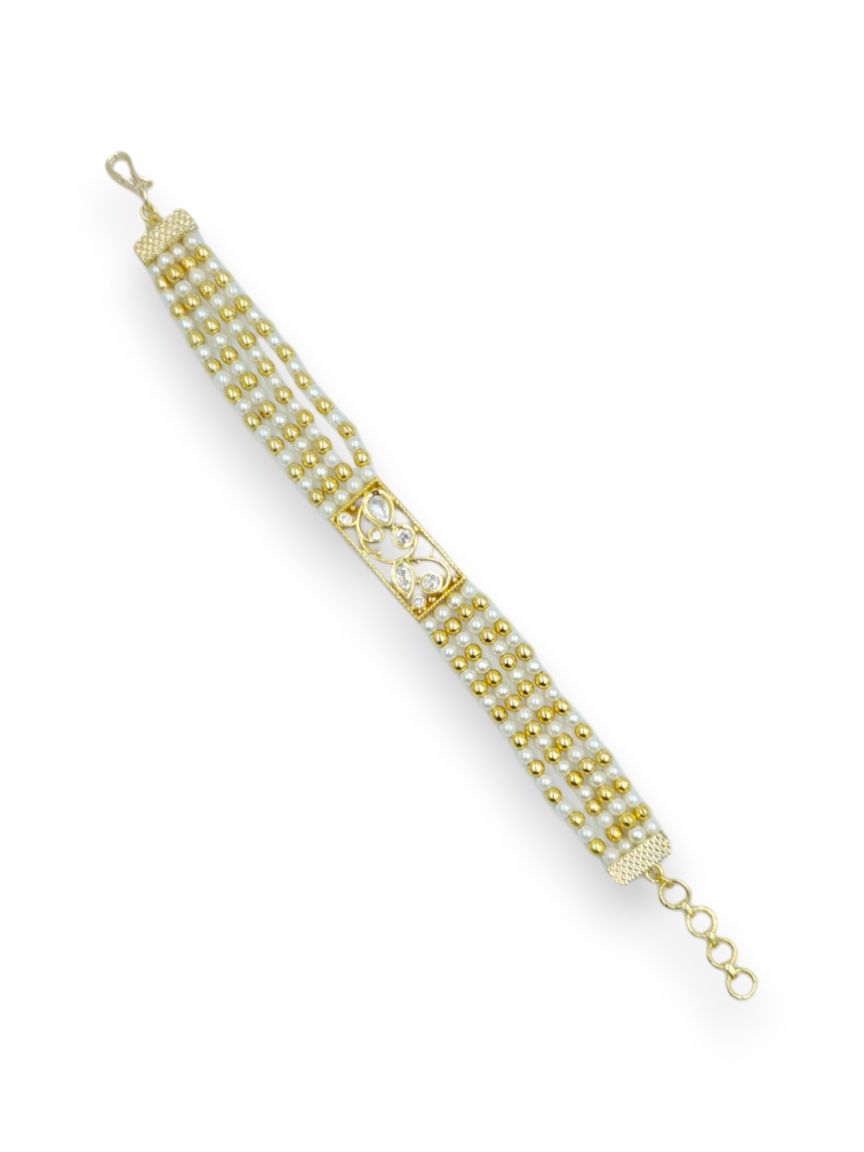 BRACELET IN VILANDI KUNDAN STYLE | DESIGN - 23350