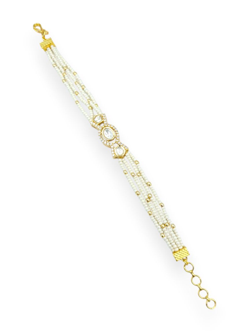 BRACELET IN VILANDI KUNDAN STYLE | DESIGN - 23900