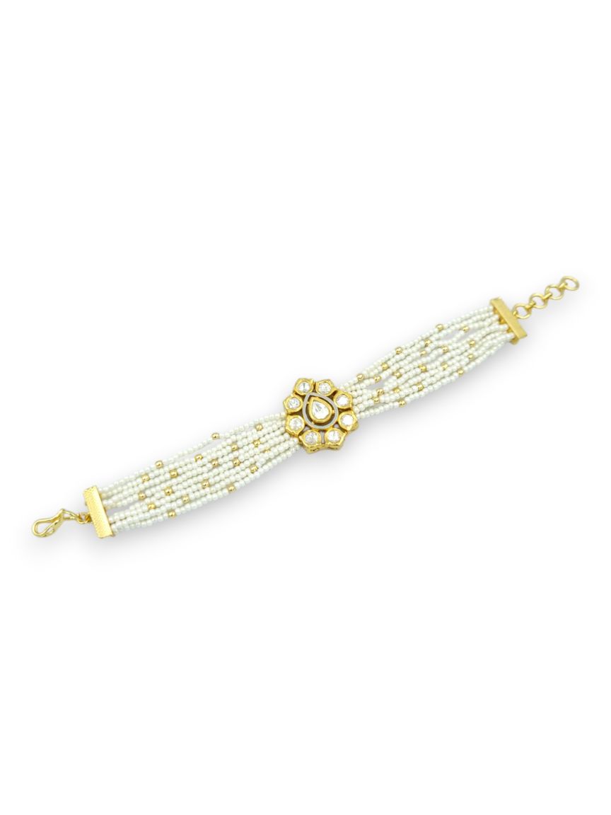 BRACELET IN VILANDI KUNDAN STYLE | DESIGN - 24165