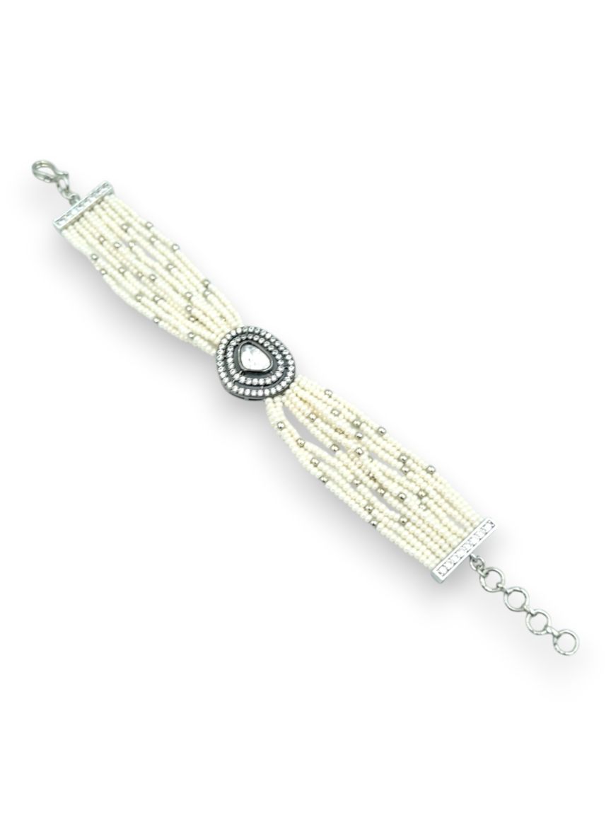 BRACELET IN VILANDI KUNDAN STYLE | DESIGN - 24227