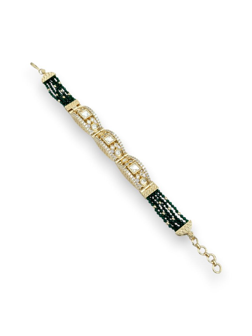 BRACELET IN VILANDI KUNDAN STYLE | DESIGN - 24297