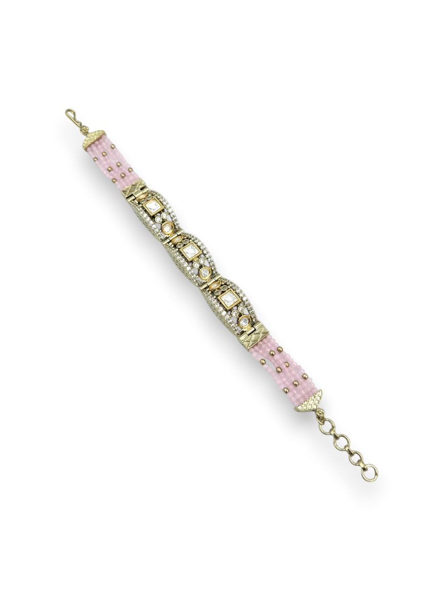 BRACELET IN VILANDI KUNDAN STYLE | DESIGN - 24297