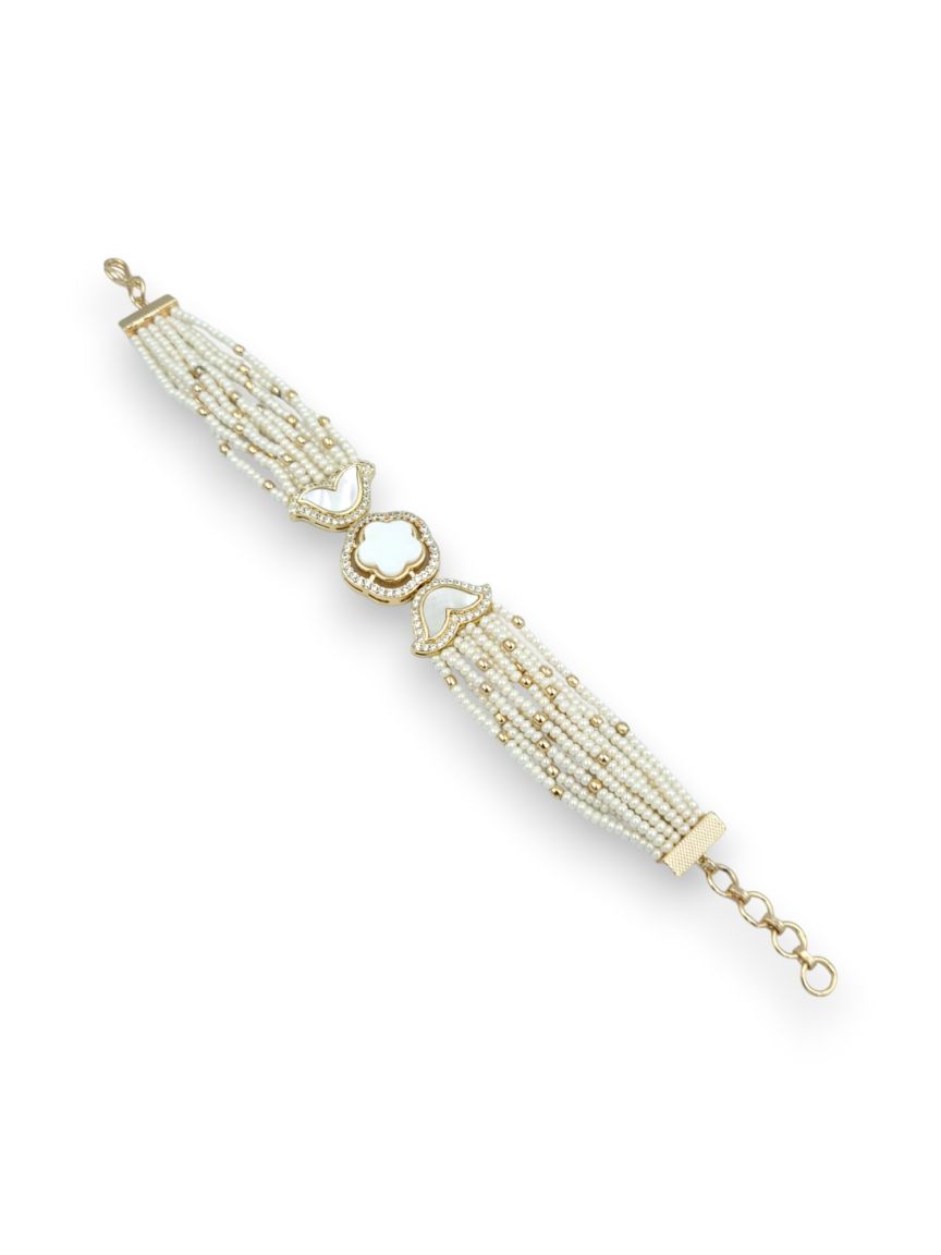 BRACELET IN VILANDI KUNDAN STYLE | DESIGN - 24304