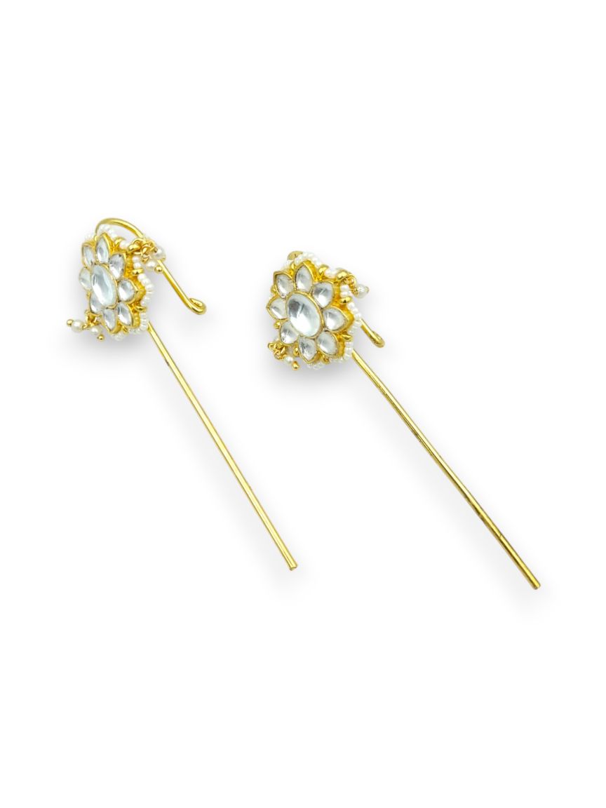 EAR CUFF IN JADAU KUNDAN STYLE | DESIGN - 24323