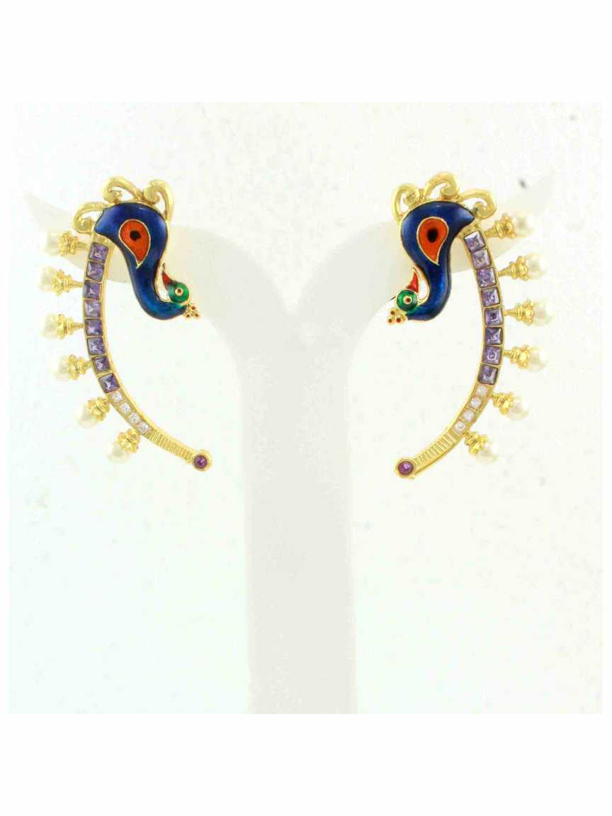 EAR CUFF in TRADITIONAL RAJWADI Style | Design - 10319