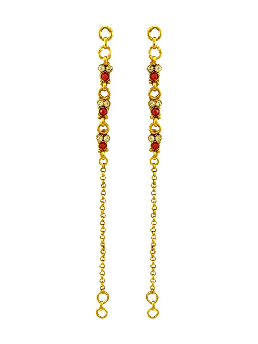 checkered_polki-ear_chain-ENCK13279RBHG