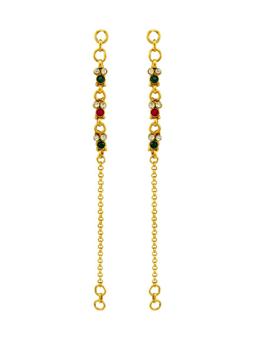 checkered_polki-ear_chain-ENCK13279REHG