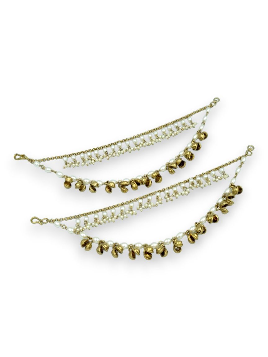 EAR CHAIN IN TRADITIONAL RAJWADI STYLE | DESIGN - 24164