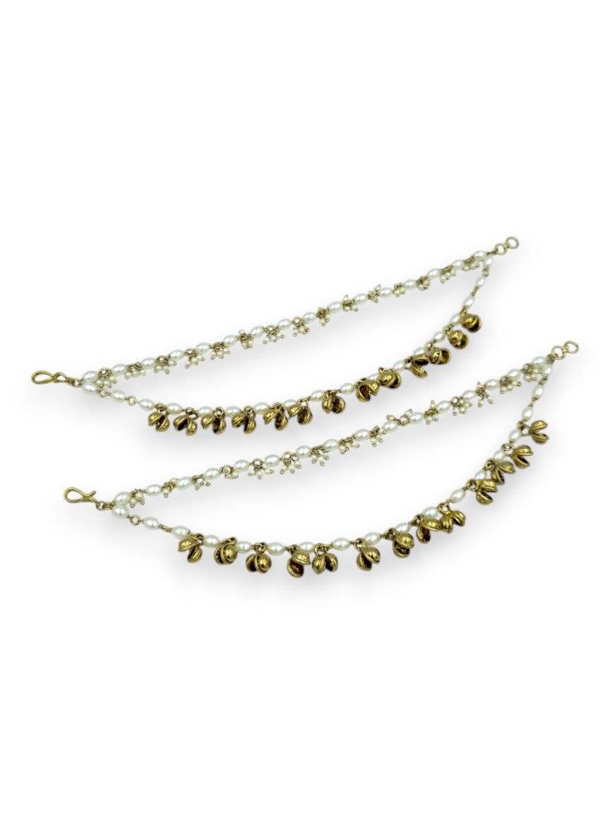 EAR CHAIN IN TRADITIONAL RAJWADI STYLE | DESIGN - 24177