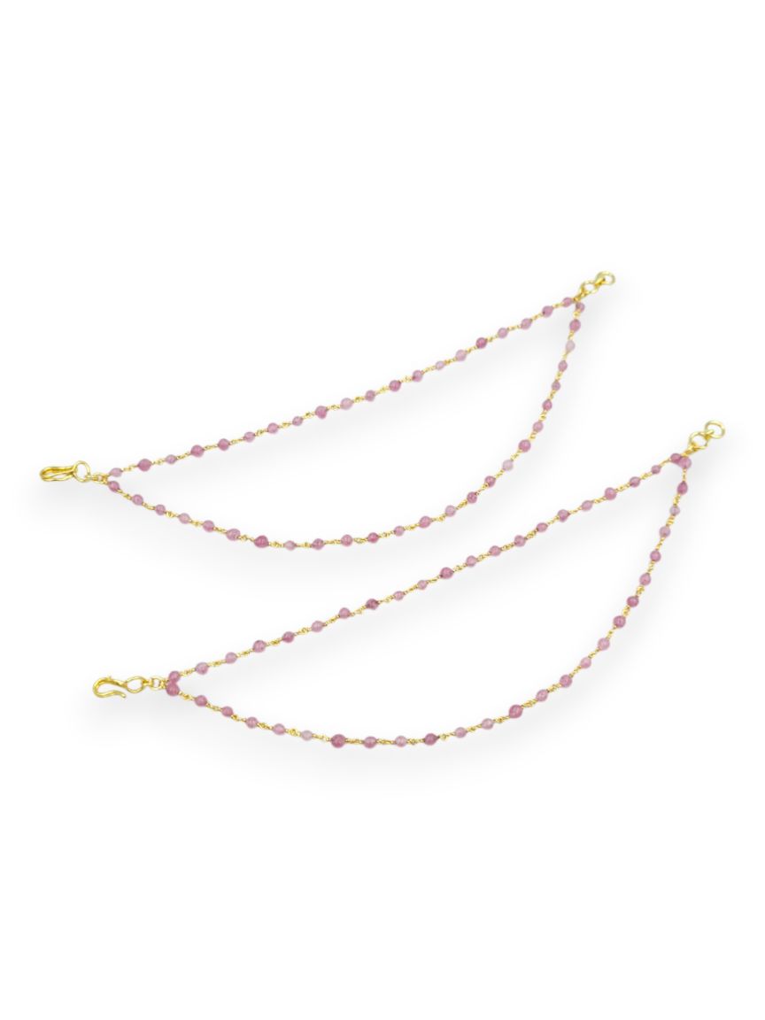 EAR CHAIN IN TRADITIONAL RAJWADI STYLE | DESIGN - 24251