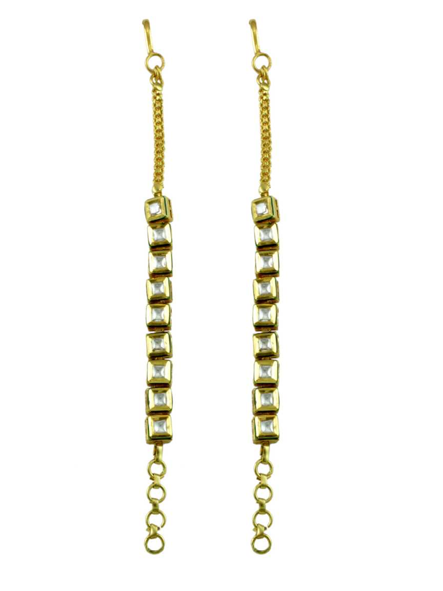 EAR CHAIN in VILANDI KUNDAN Style | Design - 11646