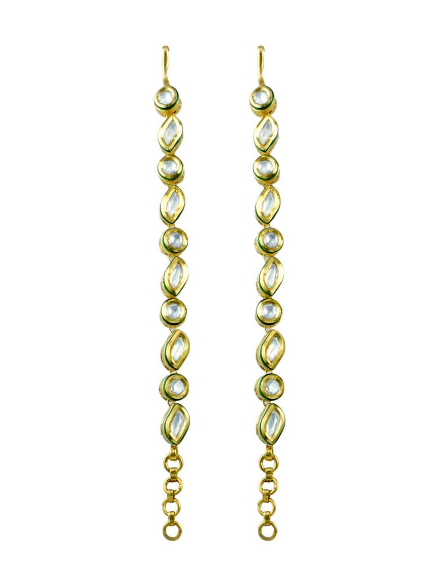 EAR CHAIN in VILANDI KUNDAN Style | Design - 11648