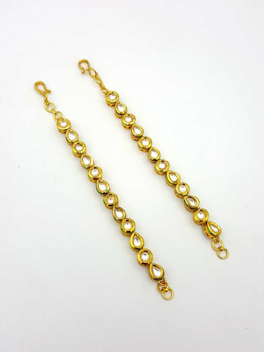 EAR CHAIN in VILANDI KUNDAN Style | Design - 17773