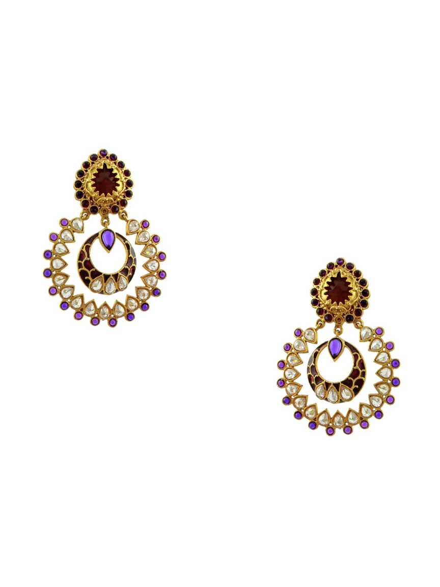 checkered_polki-earring-ERCK10244PRHG