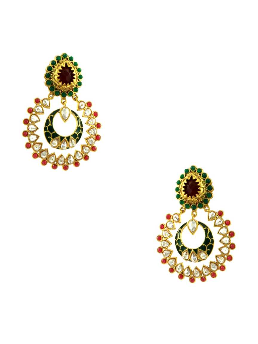 checkered_polki-earring-ERCK10244REHG