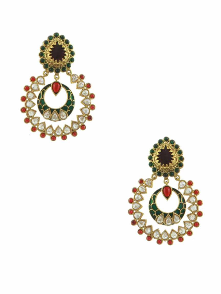 checkered_polki-earring-ERCK10244RGHG