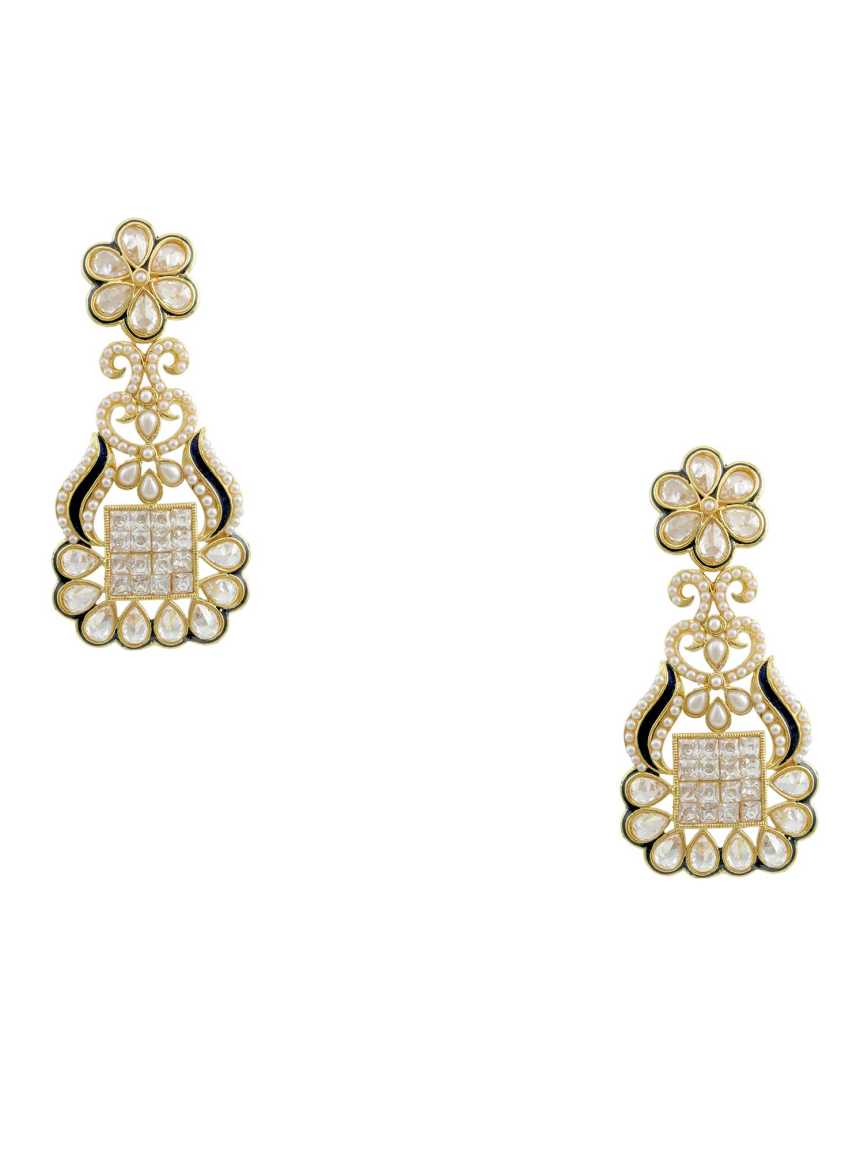 checkered_polki-earring-ERCK10323CLBLHG