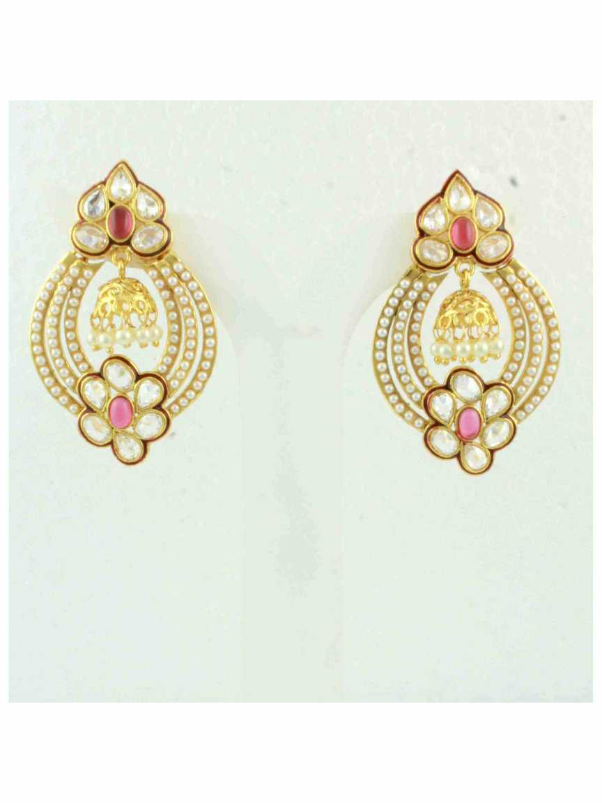 checkered_polki-earring-ERCK10325RNHG