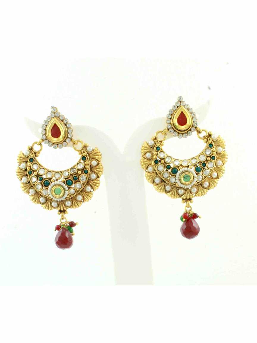 checkered_polki-earring-ERCK10350REHG