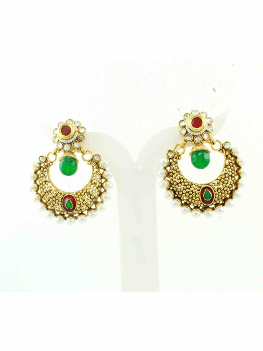 checkered_polki-earring-ERCK10355REHG