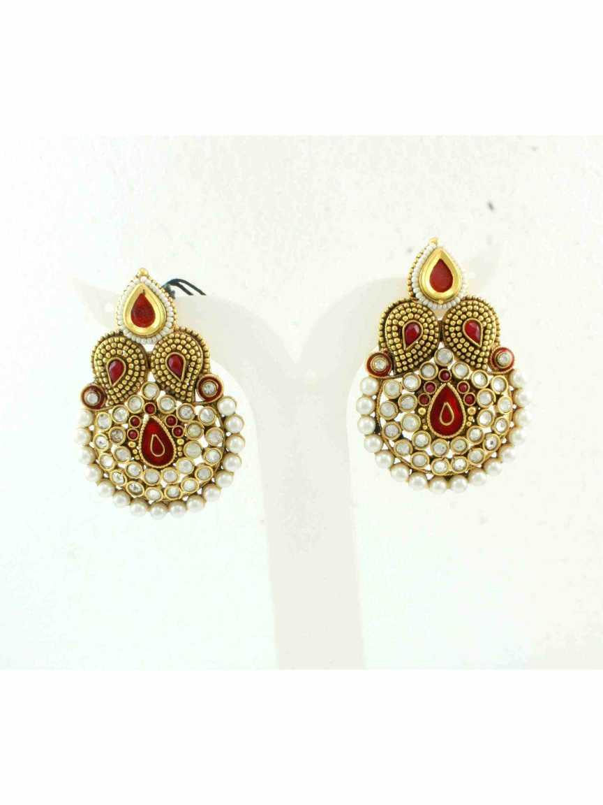 checkered_polki-earring-ERCK10359RBHG