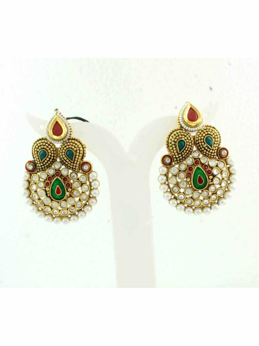 checkered_polki-earring-ERCK10359REHG