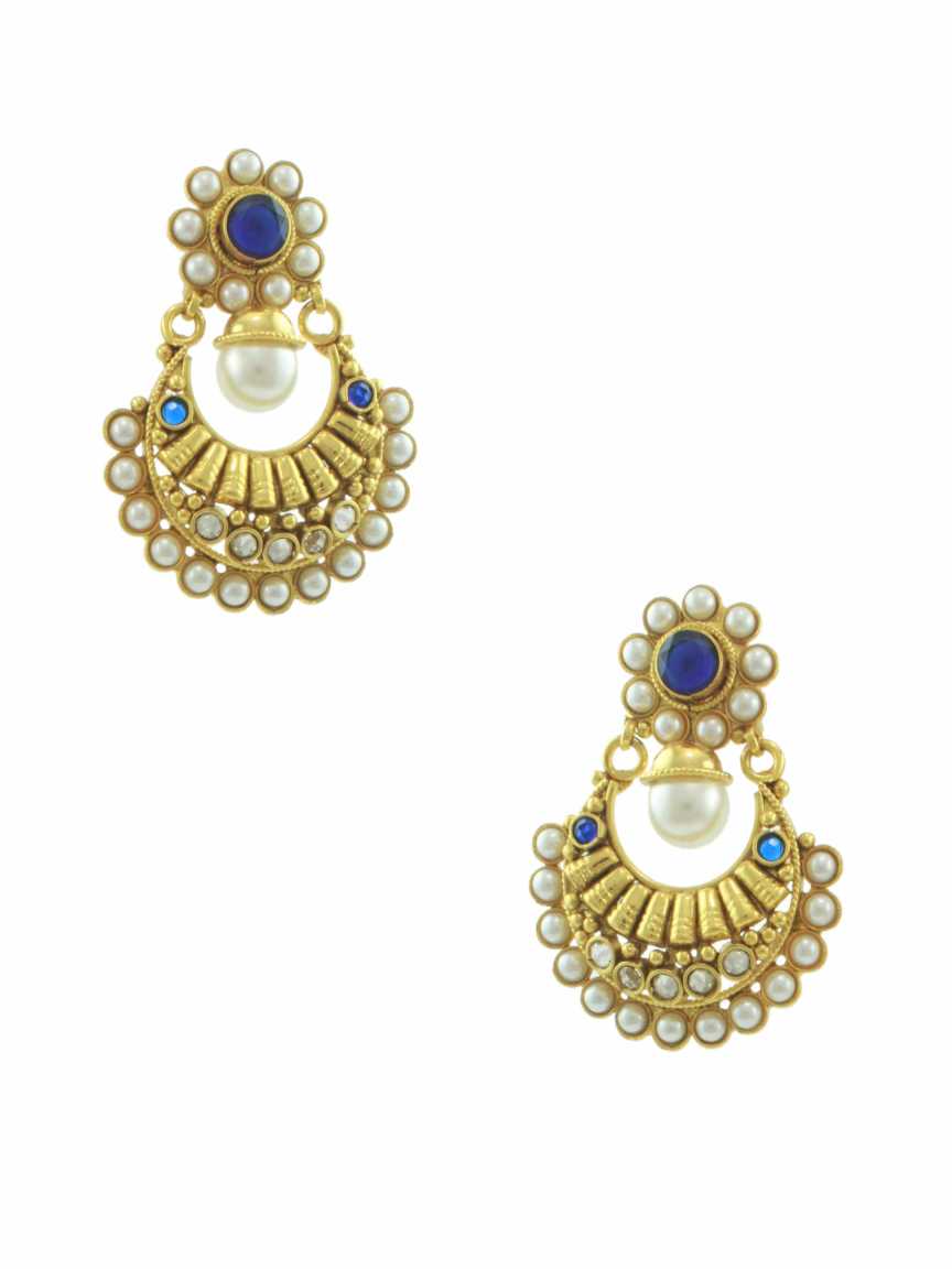 checkered_polki-earring-ERCK10360BLHG