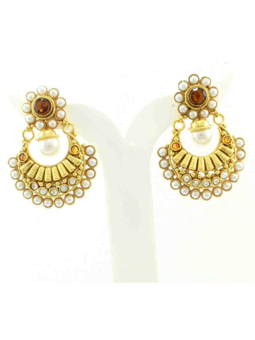 checkered_polki-earring-ERCK10360BWHG