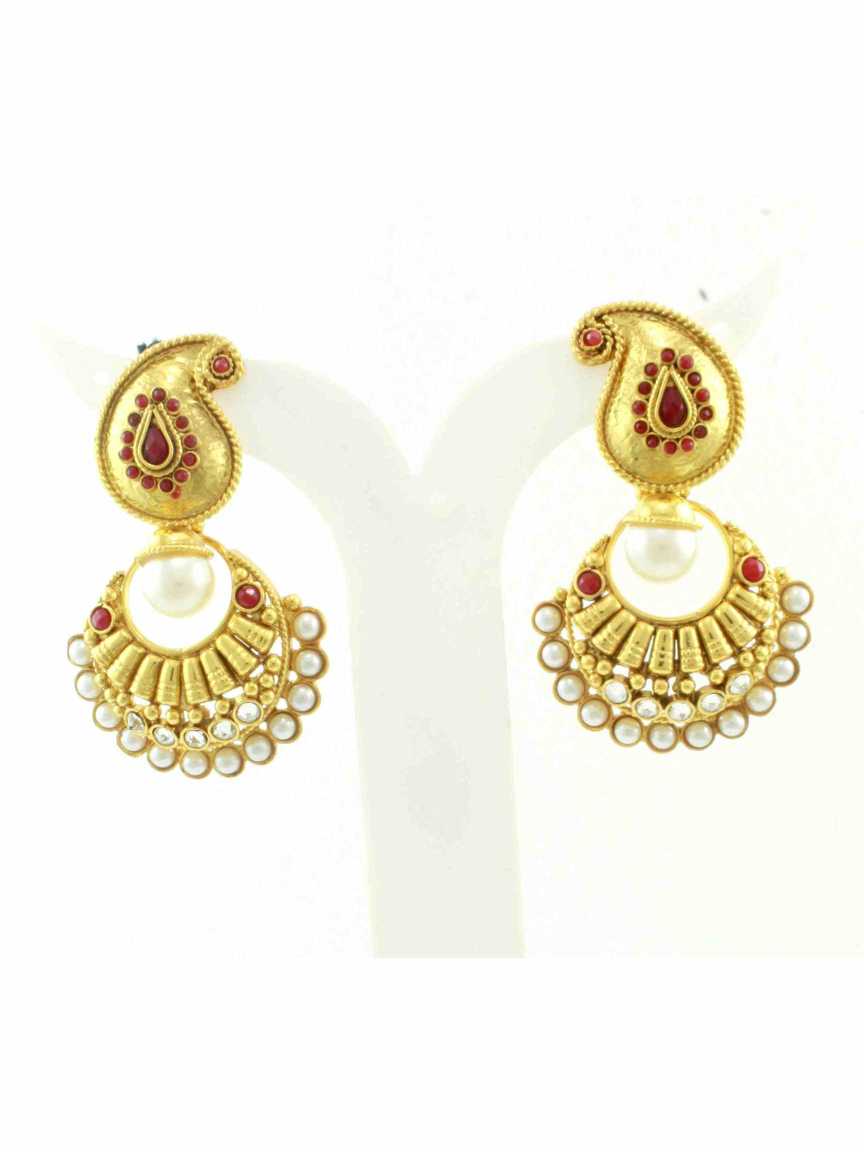 checkered_polki-earring-ERCK10361RBHG
