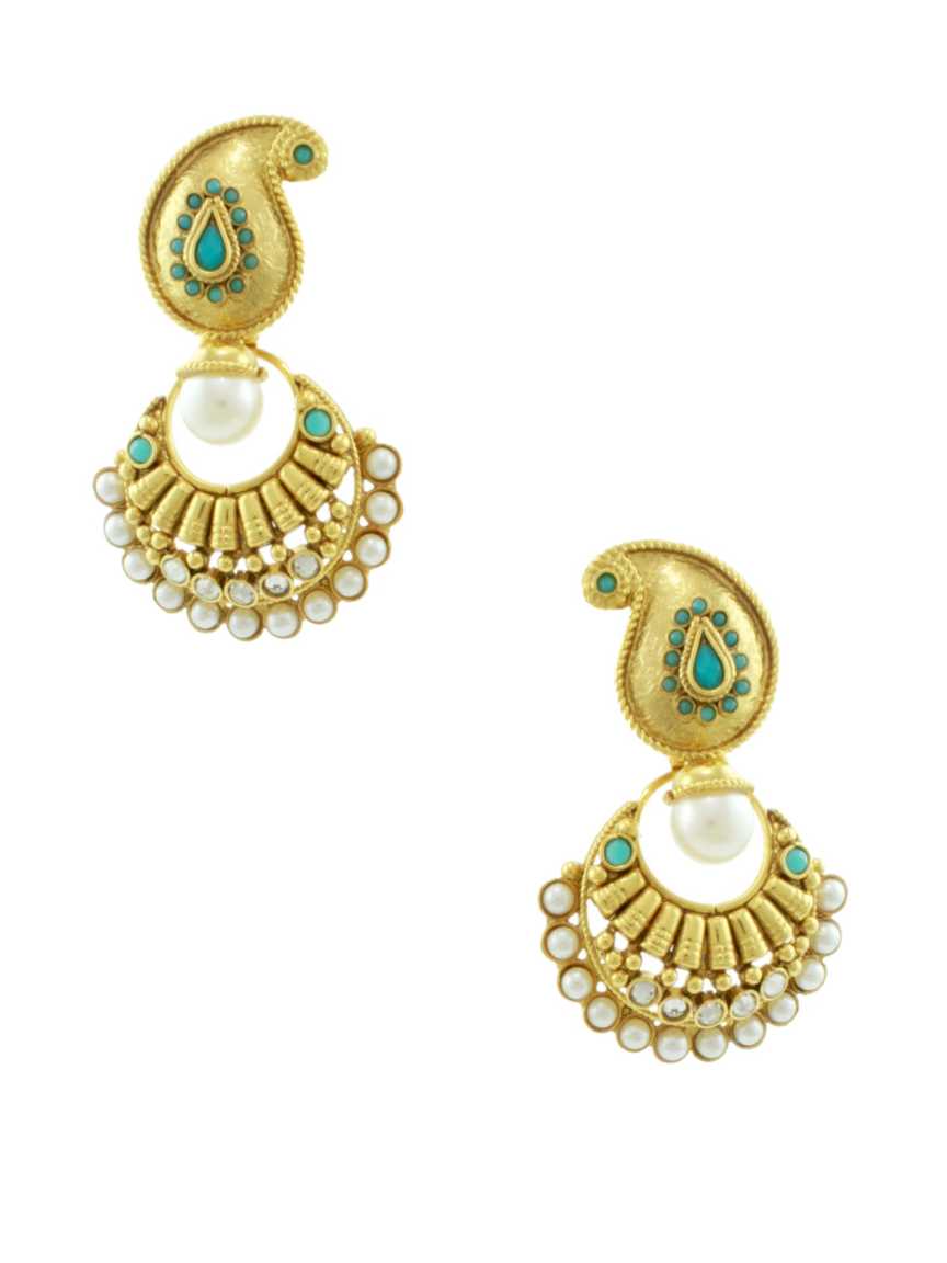 checkered_polki-earring-ERCK10361TQHG