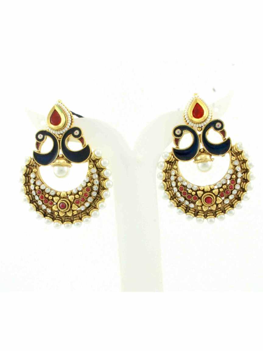 checkered_polki-earring-ERCK10362RBHG