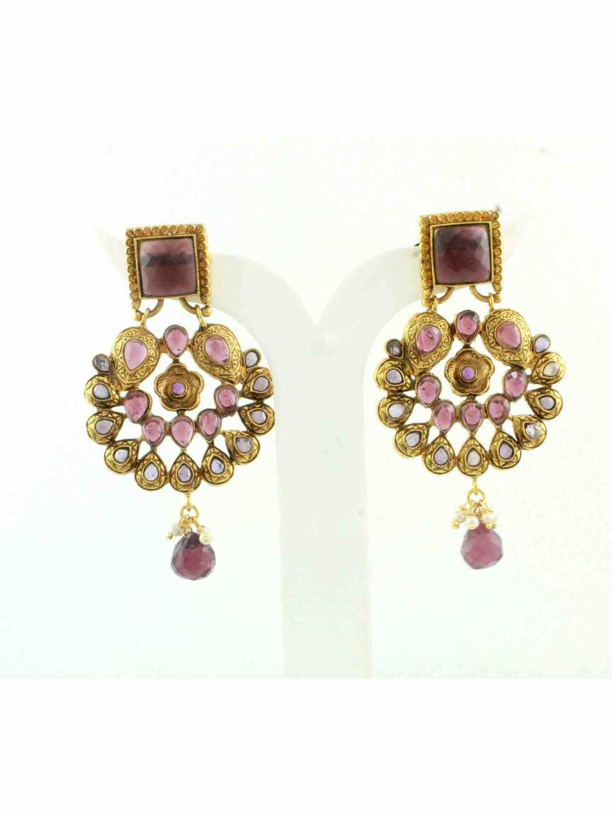 checkered_polki-earring-ERCK10377PRHG