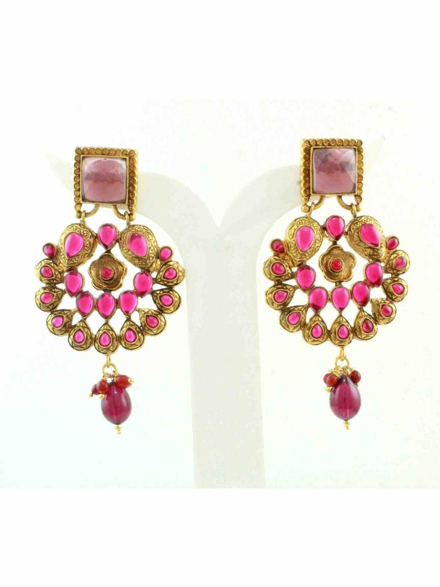 checkered_polki-earring-ERCK10377RNHG