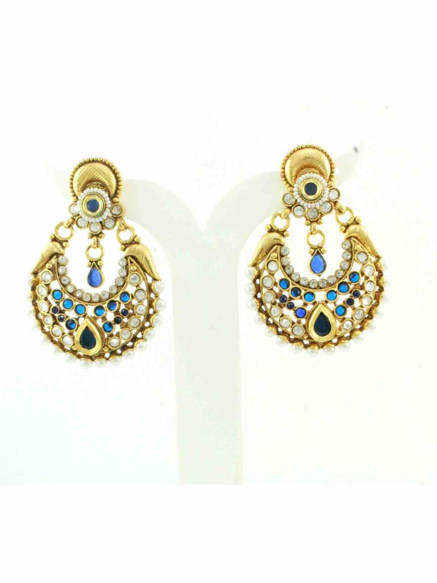 checkered_polki-earring-ERCK10391BLHG
