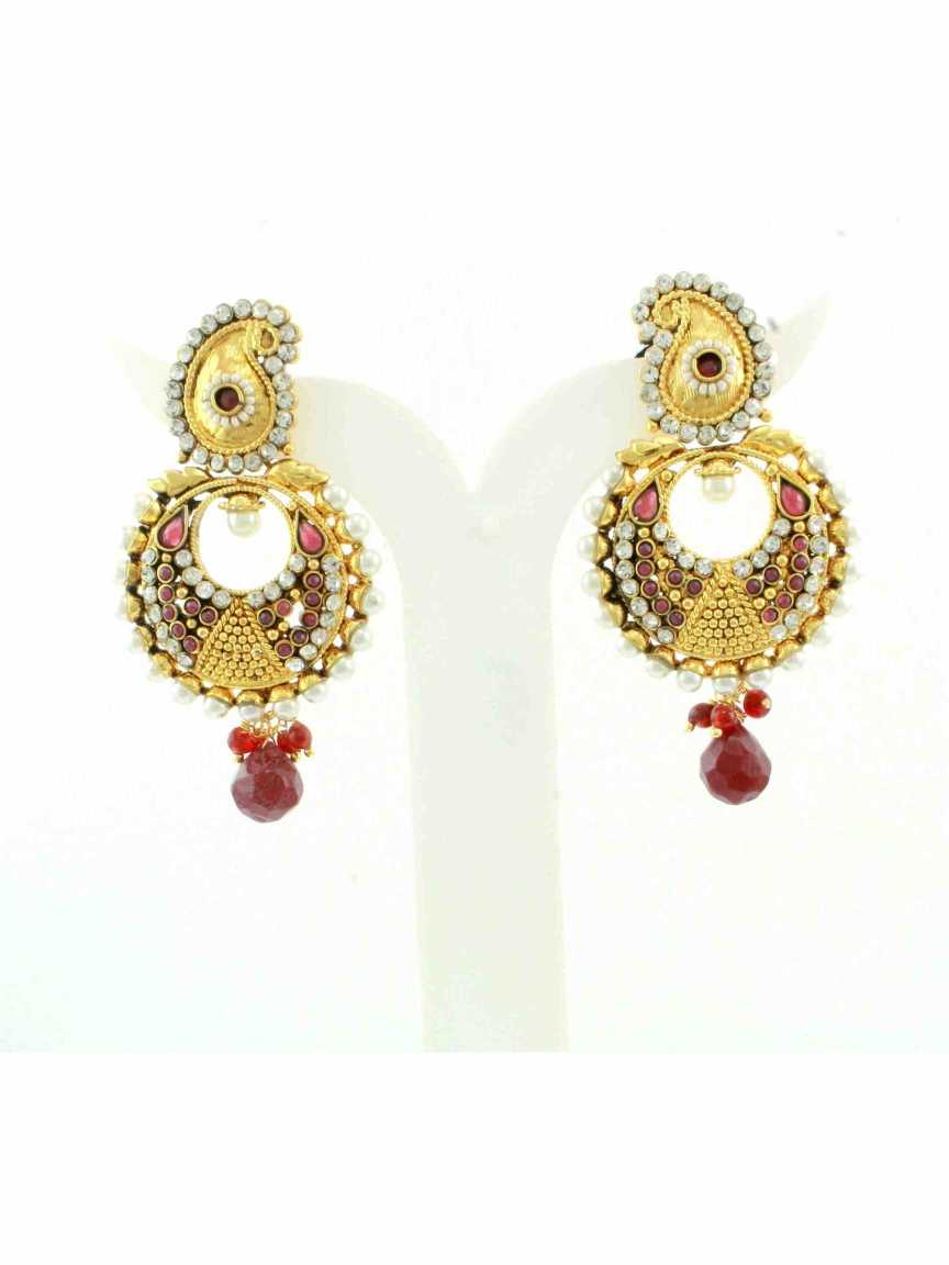 checkered_polki-earring-ERCK10392RBHG