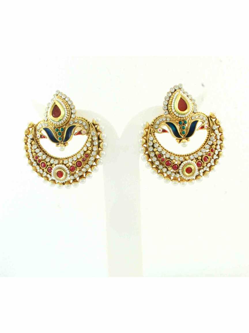 checkered_polki-earring-ERCK10395REHG