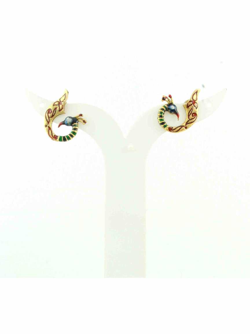 checkered_polki-earring-ERCK10401RDHG