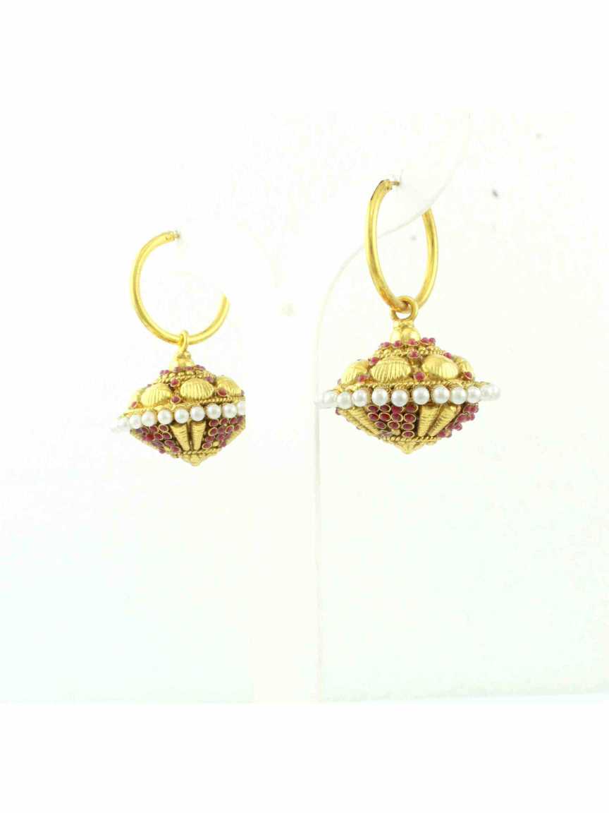 checkered_polki-earring-ERCK10451RBHG