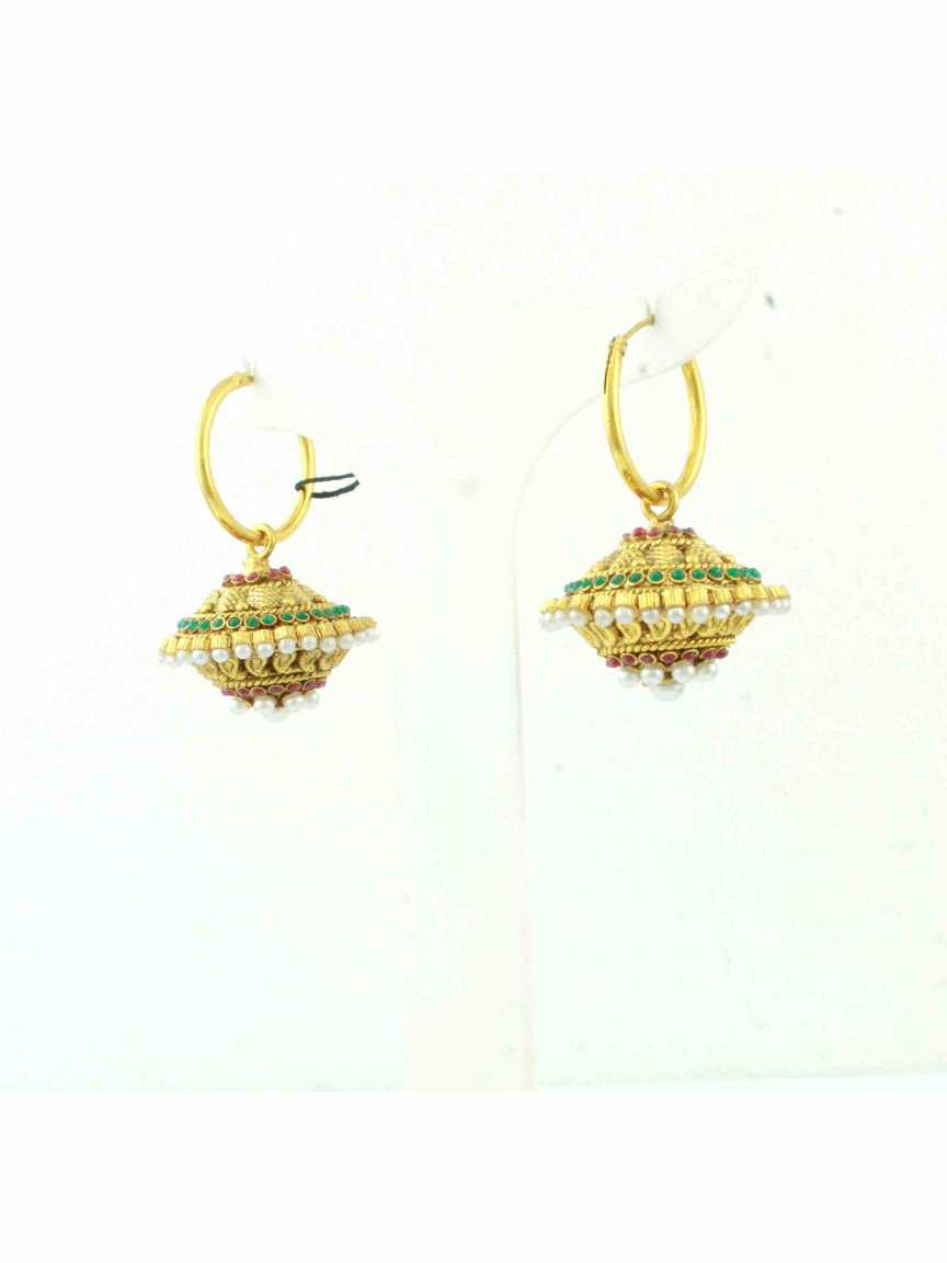 checkered_polki-earring-ERCK10452REHG