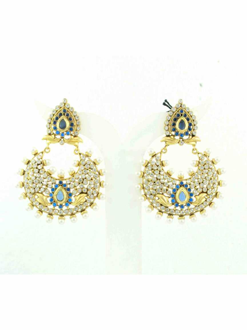 checkered_polki-earring-ERCK10466BLHG