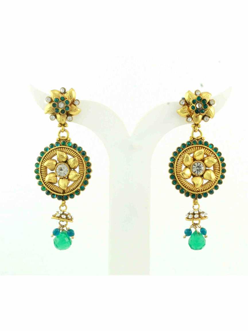 EARRING in CHECKERED POLKI Style | Design - 10475