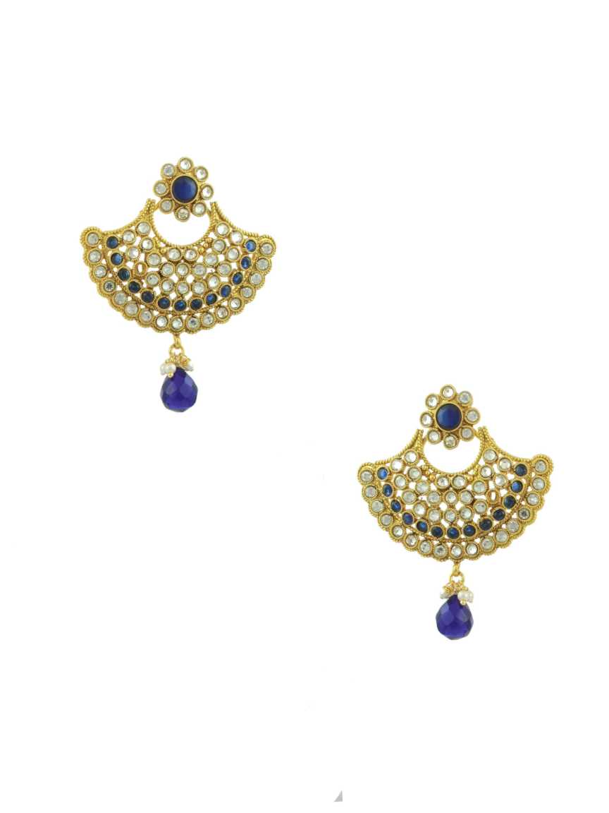 checkered_polki-earring-ERCK10482BLHG