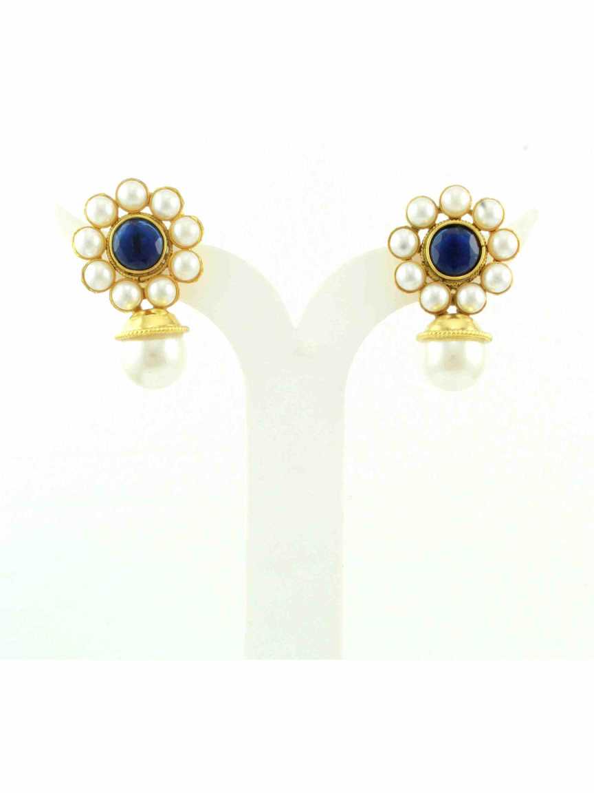 checkered_polki-earring-ERCK10483BLHG